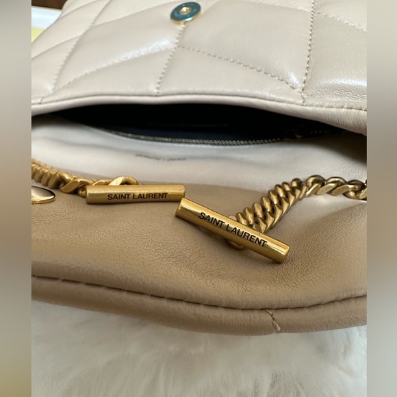 Yves Saint Laurent Beige Quilted Bag - Picture 7 of 15